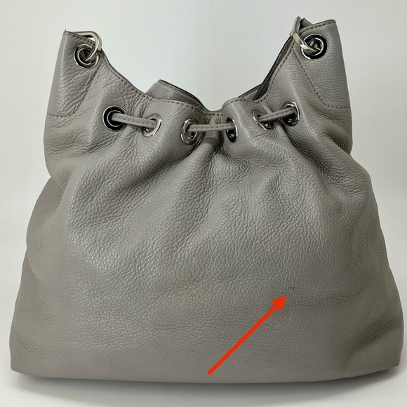 MICHAEL KORS Gray Camden Drawstring Hobo Shoulder Bag - Picture 5 of 16